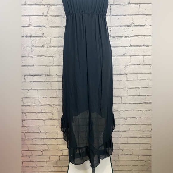 Wild Fable Boho Black Hi Lo Maxi Dress Beach Dress size XS/S NWT - Picture 10 of 15